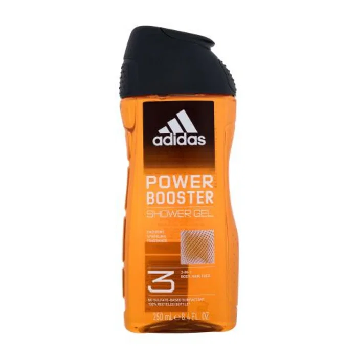 Adidas Power Booster Gel Douche Multi-usages 250 ml Adidas Power Booster Gel Douche Multi-usages 250 ml