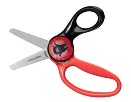 Fiskars Ciseaux pour enfants Ninja à bouts ronds 13cm Noir et Rouge