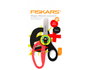 Fiskars Ciseaux pour enfants Ninja à bouts ronds 13cm Noir et Rouge
