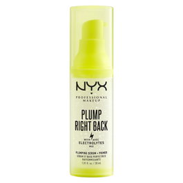 NYX Plump Right Back Base, Correcteur et Fond de Teint 3-en-1 Raffermissant et Hydratant - 30 ml - Vegan