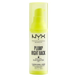 NYX Professional Makeup PLUMP RIGHT BACK Base + Sérum avec Acide Hyaluronique et Vitamines - 30 ml