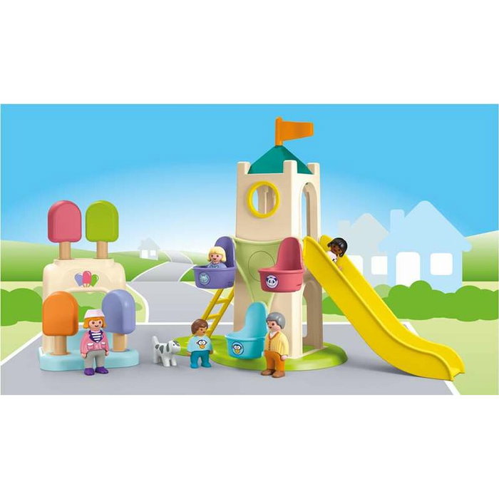Playmobil Junior Aire de jeux avec toboggan géant