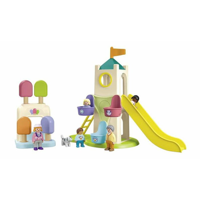 Playmobil Junior Aire de jeux avec toboggan géant