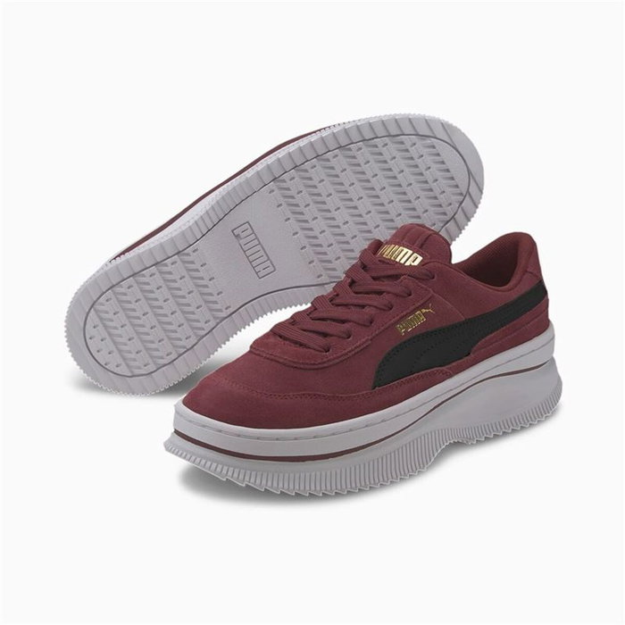 Chaussures casual femme Puma deva Suede Rouge foncé 38
