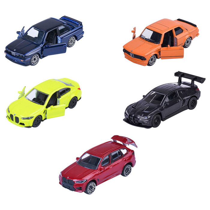 Majorette Coffret Cadeau 5 Véhicules BMW avec 2 modèles exclusifs Majorette Coffret Cadeau 5 Véhicules BMW avec 2 modèles exclusifs