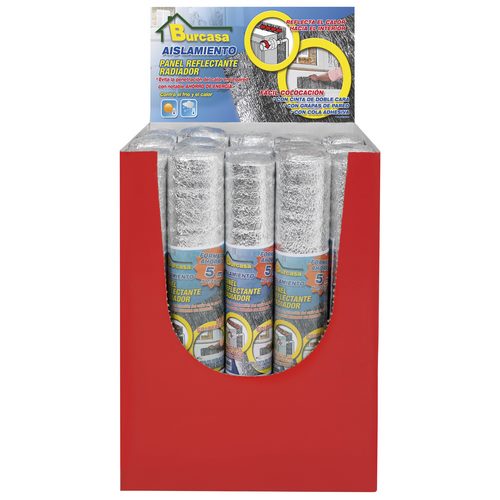 Burcasa Panneau réfléchissant pour radiateur 0,75 x 5 m x 5 mm