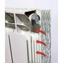 Burcasa Panneau réfléchissant pour radiateur 0,75 x 5 m x 5 mm