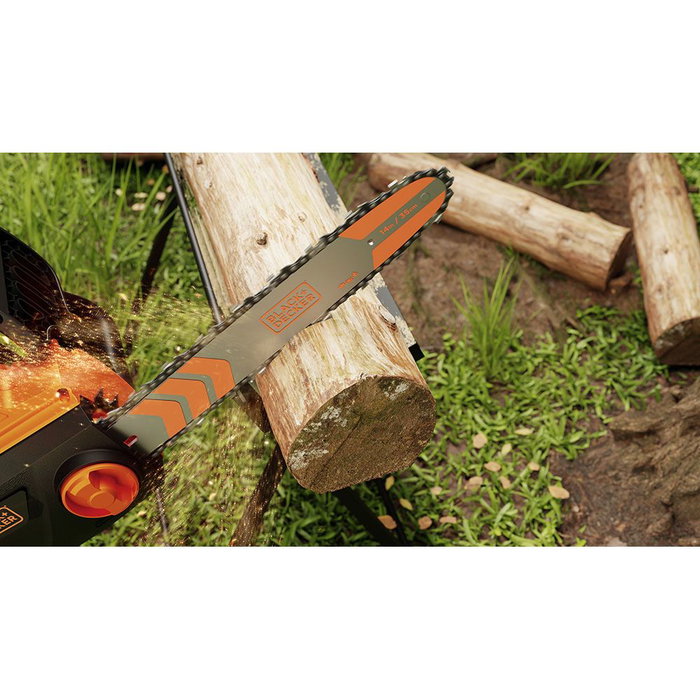 Black + Decker BECS1835-QS Tronçonneuse électrique 1800 W, 35 cm