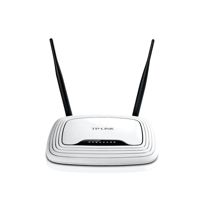 TP-Link TL-WR841N Routeur Wi-Fi N300 2,4 GHz Blanc avec 4 ports LAN et 2 antennes fixes de 5 dBi
