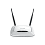 TP-Link TL-WR841N Routeur Wi-Fi N300 2,4 GHz Blanc avec 4 ports LAN et 2 antennes fixes de 5 dBi