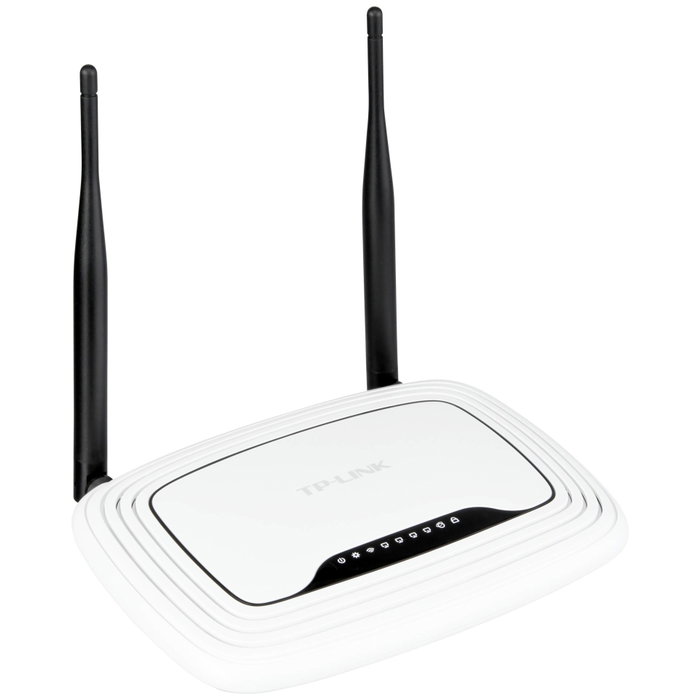 TP-Link TL-WR841N Routeur Wi-Fi N300 2,4 GHz Blanc avec 4 ports LAN et 2 antennes fixes de 5 dBi