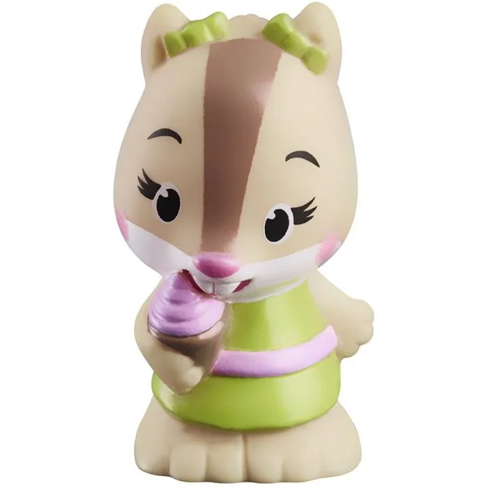 Sophie La Girafe - Lot de 4 figurines Klorofil - Écureuils Famille Simon - Collection et jeu d'imagination