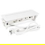 ILIMINACION Y ACC. Reglette Enchufes Basculante Swing-S, Finition Blanc/Noir, 2 Prises Schuko, 1 USB-A, 1 USB-C, 1 RJ45, 1 USB PC, 1.8m