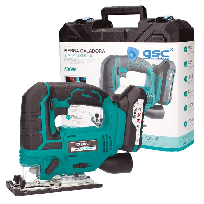 GSC Evolution Scie caladora inalámbrica 20V