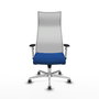 Piqueras y Crespo Chaise de Bureau Albacete Bleu et Blanc