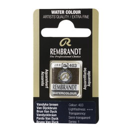 Rembrandt Aquarelle en pastille Pardo Van Dyck 403