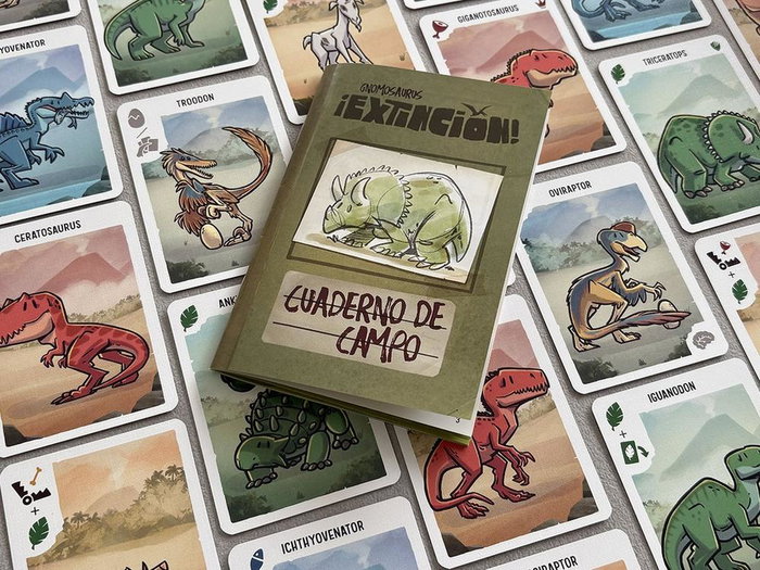 Tranjis Games Sl Jeu de Société Extinction – Sauvetage de Dinosaures, 108 Cartes, 15 min, 2-6 Joueurs, Dès 8 Ans