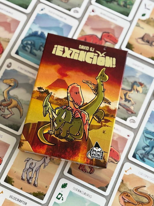 Tranjis Games Sl Jeu de Société Extinction – Sauvetage de Dinosaures, 108 Cartes, 15 min, 2-6 Joueurs, Dès 8 Ans