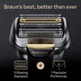 Braun Shaver Series 9 Pro+ 9565cc Wet & Dry Metallic (218221) سلوك