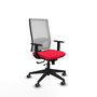 Piqueras y Crespo Chaise de Bureau Horna Rouge et Blanche