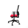 Piqueras y Crespo Chaise de Bureau Horna Rouge et Blanche