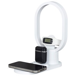 Home Deco Factory Lampe LED avec base de charge induction 3-en-1