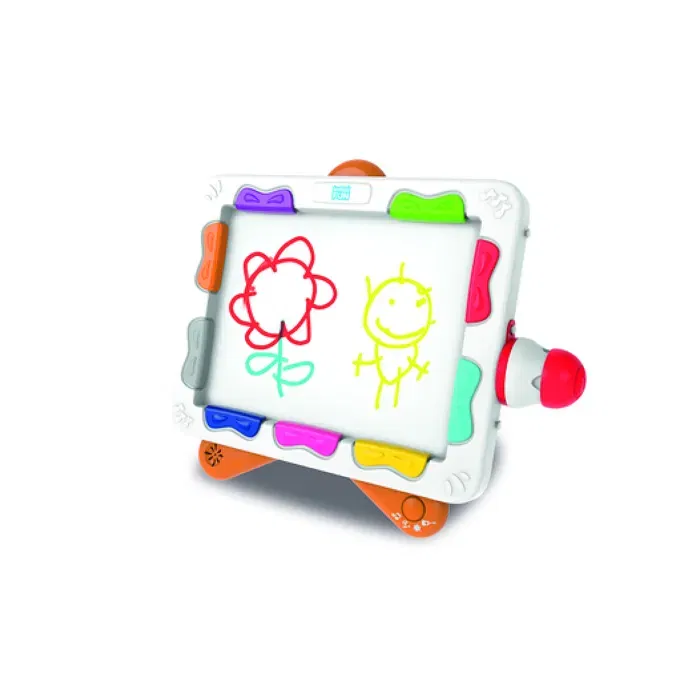 Infini Fun Xylopad - Tableau de dessin musical éducatif pour enfants dès 12 mois avec 3 feutres ergonomiques et recharges - Multicolore