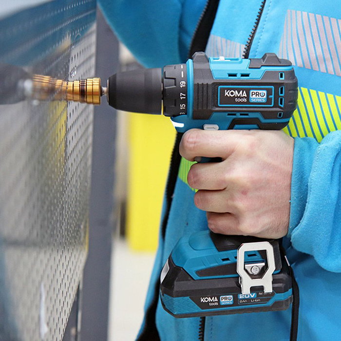 Koma Tools Perceuse-visseuse Brushless 20 V Pro Series