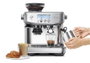 Sage SES878BSS4EEU1 Cafetière Barista Pro Machine à Expresso avec Broyeur Intégré Conique, LCD, ThermoJet, Portefiltre 54 mm, Mousseur à Lait, Noir