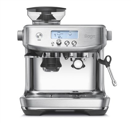 Sage SES878BSS4EEU1 Cafetière Barista Pro Machine à Expresso avec Broyeur Intégré Conique, LCD, ThermoJet, Portefiltre 54 mm, Mousseur à Lait, Noir