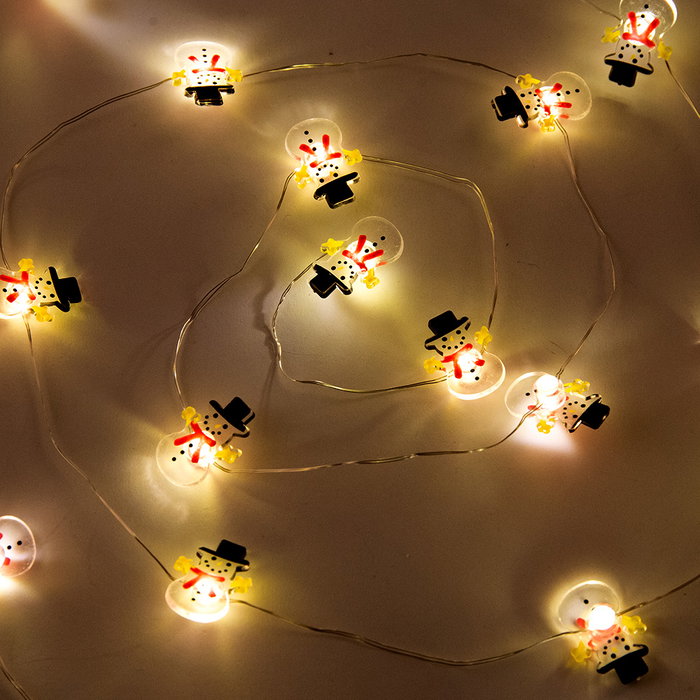 HO-XMAS-027-IP20-3M-WW Guirlande LED d'intérieur 3 mètres, Blanc chaud, fonctionne sur batterie HO-XMAS-027-IP20-3M-WW Guirlande LED d'intérieur 3 mètres, Blanc chaud, fonctionne sur batterie