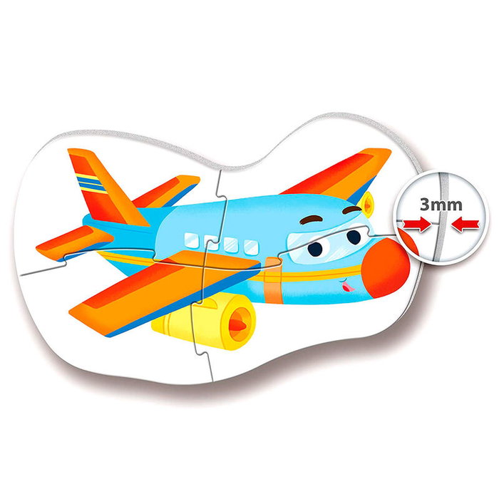 CLEMENTONI My First Puzzle Animaux Sauvages et Moyens de Transport CLEMENTONI My First Puzzle Animaux Sauvages et Moyens de Transport