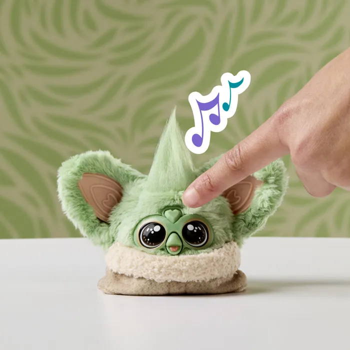 Hasbro Furblets Grogu STAR WARS, Mini peluche électronique Furby de collection avec plus de 45 sons, jouet à partir de 6 ans