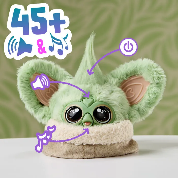 Hasbro Furblets Grogu STAR WARS, Mini peluche électronique Furby de collection avec plus de 45 sons, jouet à partir de 6 ans