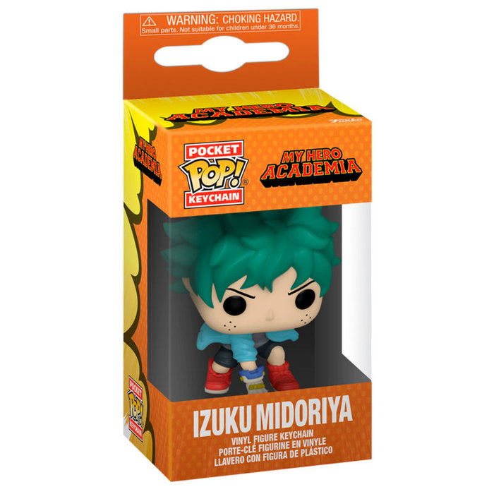 FUNKO - Porte-clés Pocket POP My Hero Academia - Izuku Midoriya (Deku) - Figurine collection