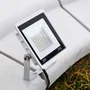 Luminaire Projecteur LED Extérieur 30W 2400 Lumen 6000K Blanc IP66 Réglable 60000H avec Finition en Aluminium Blanc