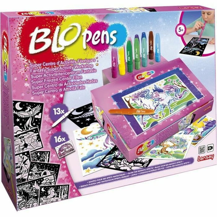 Lansay Blopens Super Centre d'Activités Féeriques - Rose et Multicolore Lansay Blopens Super Centre d'Activités Féeriques - Rose et Multicolore