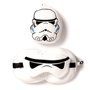 PUCKATOR Oreiller de voyage et masque de sommeil Star Wars - Stormtrooper Imperial - Taille 14,5x14x9,5 cm - 95% Polyester 5% Spandex