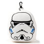 PUCKATOR Oreiller de voyage et masque de sommeil Star Wars - Stormtrooper Imperial - Taille 14,5x14x9,5 cm - 95% Polyester 5% Spandex