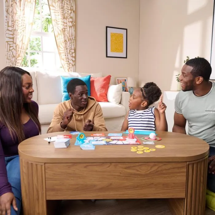 Spinmaster Defie tes parents - Jeu de société familial - Questions et défis - De 6 ans - 4 à 8 joueurs