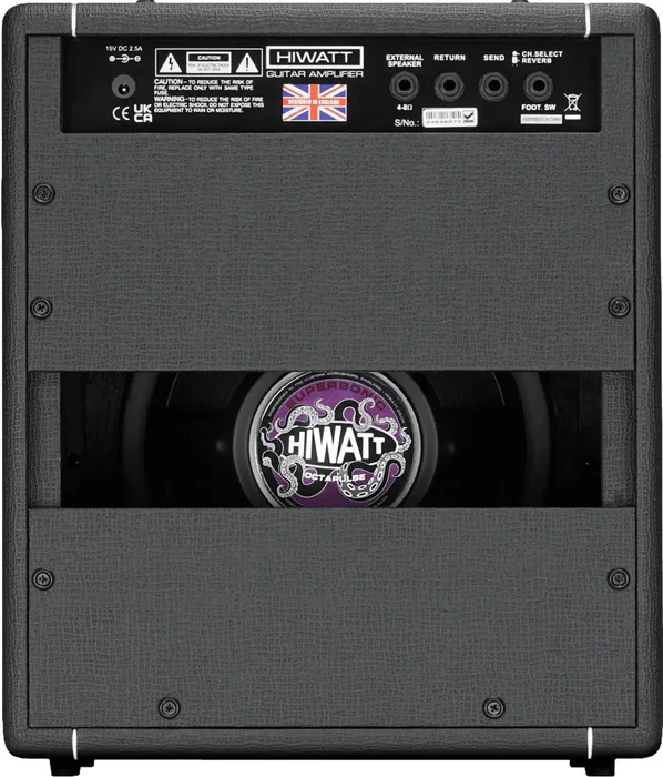HIWATT Amplificateur Guitare Combo Leeds 25W 1x10" - Transistors - Effets intégrés