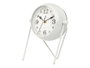 Giftdecor Horloge Forge Ovale Miroir Blanc 21 x 18 x 12 cm Métal (Set de 4)