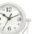 Giftdecor Horloge Forge Ovale Miroir Blanc 21 x 18 x 12 cm Métal (Set de 4)