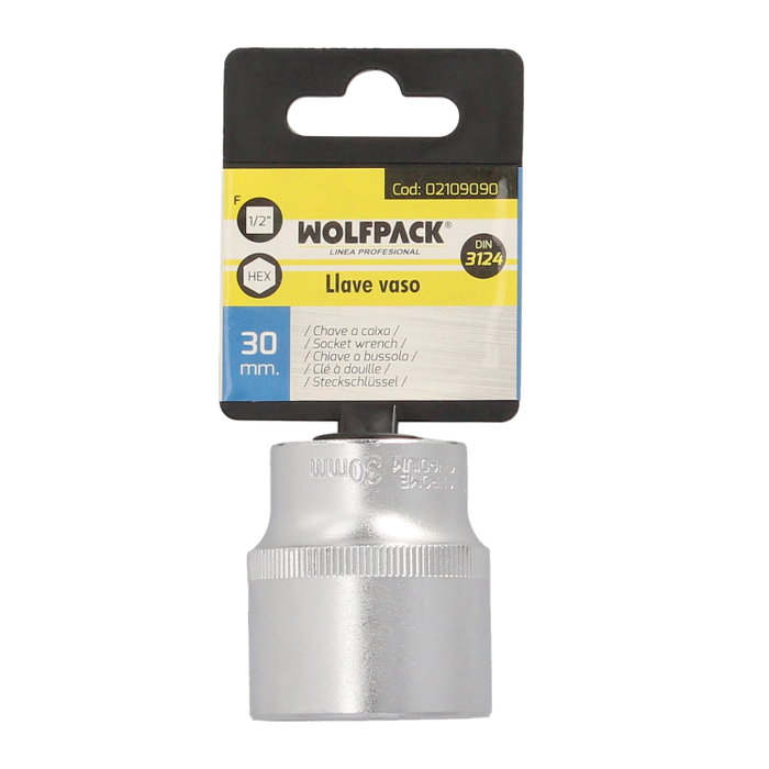 WOLFPACK LINEA PROFESIONAL Clé à douille hexagonale 1/2 pouces 30 mm