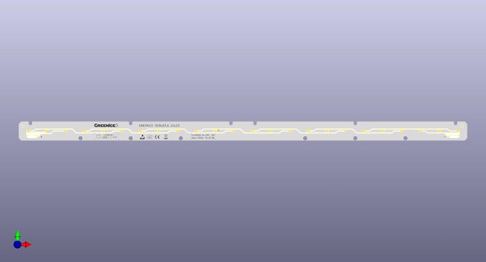 Module LED 559x23,6_24LED 4000K CRI80 L128-E5