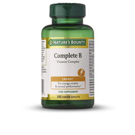 Nature's Bounty Complexe B Vitamines B12, B6, Riboflavine, Niacine, Acide Pantothénique pour Énergie et Performance Mentale, 100 Capsules