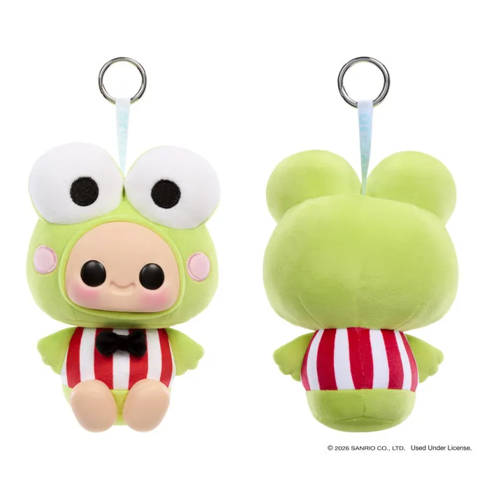 Hyojo Keroppi - Porte-clé peluche squishy Hello Kitty and Friends