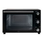 Adler AD 6026 Four électrique 1800 W 48 L Acier inoxydable Noir 2 fonctions Convection et Rôtissoire