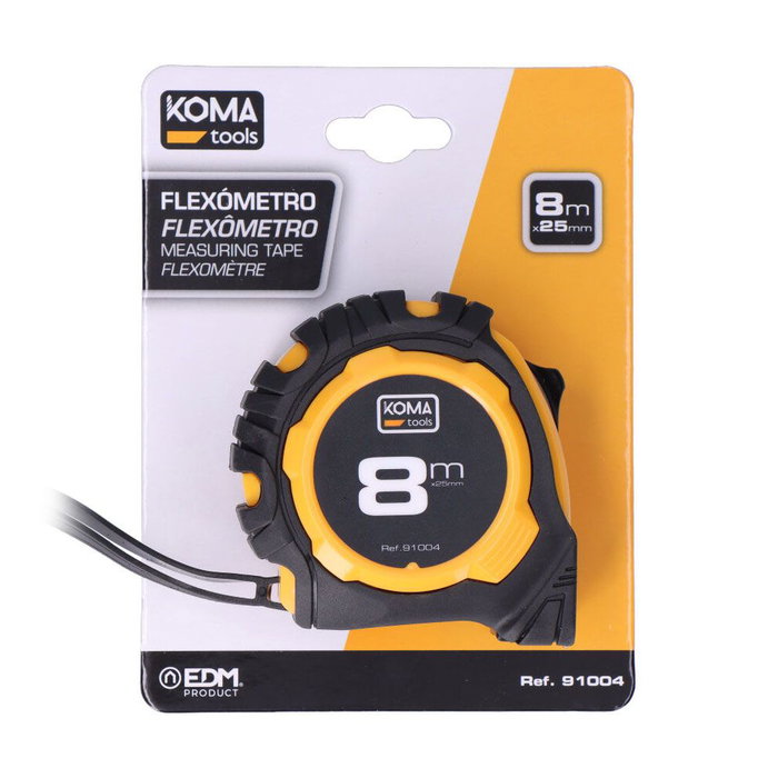Flexomètre Koma Tools Standard ABS 8 m x 25 mm Flexomètre Koma Tools Standard ABS 8 m x 25 mm