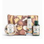 The Body Shop Mini Ensemble de Karité 4 pièces - Beurre Corporel 50 ml, Baume Mains 30 ml, Crème Douche 60 ml, Trousse